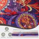 Outdoor Pillows Set of 2, 18''18''Waterproof Throw Pillow for Patio Furniture, Feathers and Down Filled Outside Decorative Pillows Inserts for Garden, Porch Swing, Couch and Sofa (Paisley Floral)