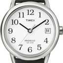 Timex Women's Easy Reader Watch (25mm, Black/Silver-Tone/White/25mm)