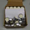 Tea Candles 100 Pack - 8 Hour Burn Time,Unscented Tea Lights Candles for Shabbat, Weddings, Christmas Lights, Home Decor