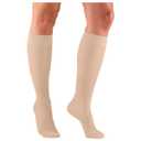 Truform Sheer Compression Stockings, 8-15 mmHg, Women's Knee High Length, 20 Denier, Light Beige, Medium