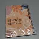 Teacher Planner Book for Yearly, Weekly & Monthly Lesson Planner, January-December Yearly Planner A4 Size with Checklist, Notes, School Teacher Supplies for Classroom Organization - Boho