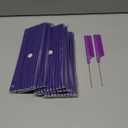 60 Pieces Flexible Curling Rods Twist Foam Flexi Rods No Heat Hair Rods Hair Rollers and Steel Pintail Rat Tail Comb for Long or Short Hair Women Girls (9.45 x 0.31, Purple)