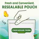 Cascadian Farm Organic Honey Cashew Granola, Protein Granola, Non-GMO, Resealable Pouch, 9 oz (EXP 12/14/25)