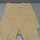 Molasus Womens Cotton Boxer Shorts Underwear Anti Chafing Bike Shorts (Large, Beige)