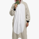 Funziez! Adult Onesie Halloween Costume - Animal and Sea Creature - Plush One Piece Cosplay Suit for Adults, Men and Women, S