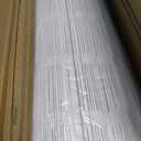 Sunbox Cordless Bamboo Roman Shade Blind, Woven Wood Roman Shades, Light Filtering Natural Bamboo Shades for Windows, French Doors, 33.5" W x 64" H, Pearly White