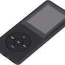 MP3 Player, Portable HiFi Music Player with 1.8 Inch Display Supports up to 64GB, Support Music, Video, Picture, Record, File, Game (Black)