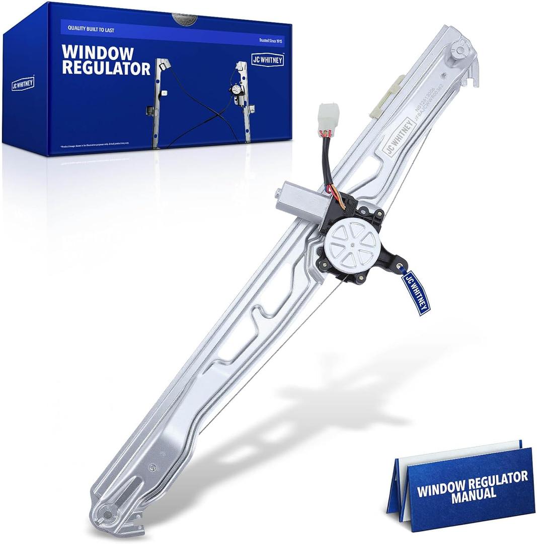 JC Whitney Front Left Power Window Regulator w/Motor Assembly