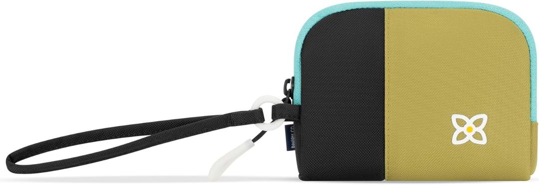 Sherpani Jolie, Lightweight Travel Pouch, Cosmetic Bag, Recycled Wristlet Bag, Toiletry Bag for Women, Travel Gift (Alchemy, Small) (Small (5x4x0.75))