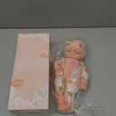 10 Inch Newborn Reborn Baby Doll and Clothes Set Washable Realistic Soft Silicone Sleeping Baby Doll with Beautiful Flower Pattern Jumpsuit and Hat-Best Gift for Kids Girls