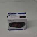 Timex T231G AM/FM Dual Alarm Clock Radio with 1.2-Inch Display and Line-in Jack (Gunmetal) (Black)