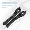 2 x 2PCS Car Seat Gap Filler Organizer,Upgraded Car Side Seat Gap Fillers with Dual Slot Design,in Between Cars Seats Catcher Cars Accessories for Filling 1.3-1.4 Inch Gaps