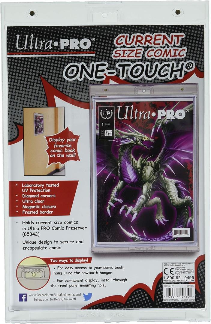 Ultra Pro Current Size Comic UV One Touch Magnetic Holder