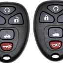 Vurkcy Key Fob Replacement for 06-10 Chevy Cobalt/ 04-12 Malibu/ 07-09 Pontiac G5/ 05-10 G6/ 05-08 Grand Prix/ 07-10 Saturn Aura Sky/ 05-09 Buick Lacrosse Car Keyless Remote, KOBGT04A, 5 Btn, 2Pcs
