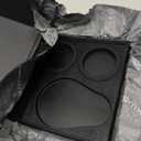 Normcore Espresso Tamping Station, 51mm 54mm Compact Tamping Station, Barista Corner Tamping Mat With Portafilter Stand, Coffee Tamper Holder Pad, Black