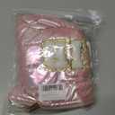 Hiroyuki Iridescent Makeup Bag, 14 inches Cosmetic Bag, Large Capacity Travel-Friendly Pouch (plain, pink)