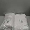 Amazon Basics Down Alternative Pillows for Stomach and Back Sleepers, Soft Density, Standard Size 26" x 20", White, 2-Pack