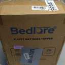 BEDLORE California King Mattress Topper Viscose Derived from Bamboo, Thick Pillow Top Mattress Pad with Stretchable Pockets for 6"-18" Mattress, Soft Mattress Topper for Back Pain Relief(Dark Gray)