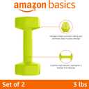 2 x Amazon Basics Vinyl Coated Dumbbell Hand Weights