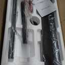 ZMISHIBO 84 Inch Industrial DC Motor Ceiling Fan, Large Ceiling Fan with 8 Reversible Blades, 3 Downrods, 6-Speed Remote Control, Home or Commercial Ceiling Fans for Porch/Garage/Shop, Black