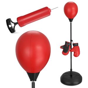 Kids Punching Bag with Stand  Kids Boxing Set for Ages 615, Adjustable Height, Includes Gloves & Pump | Boxing Equipment - Active Game Builds Focus & Coordination | Great as Boys & Girls Toy Gifts