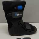 United Ortho USA14115 Short Air Cam Walker Fracture Boot, Medium, Black