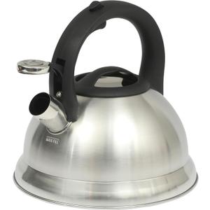Mr. Coffee Hartbay Large 2.4 Quart Stainless Steel Whistling Tea Kettle (Brushed Satin (Hartbay))