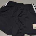 Comfy Sweat Shorts for Women Cotton Fold-Over Waistband Contrast Taping Lounge Casual Athletic Workout Shorts (Medium, Black)