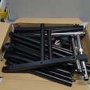 Simple Houseware Standard Rod Garment Rack, Black