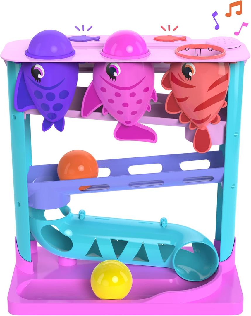 Move2Play, Feed The Fish | Interactive Baby & Toddler Toy | 1, 2+ Year Old Gift & Birthday Present | Boys & Girls Babies Ages 6, 7, 8, 9, 10, 12, 18, 24+ Months Old