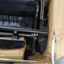 Brinly 42" Tow-Behind Lawn Sweeper in Hammered Finish with High-Velocity Brushes