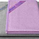Ablethe Window & Enviro Cleaning Cloth Basic Package  Streak Free Cleaning Rags, Microfiber Cleaning Cloth for Glass, Mirror(Purple 1 Pack, Grey 1 Pack)