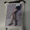 EXQUISLIFE Fleece Lined Tights Sheer Women - Fake Translucent Warm Pantyhose Leggings Sheer Thick Tights, for Winter (Small, Black+coffee)