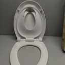 Jool Baby Quick Flip Toilet Seat, Built-in Potty & Splash Guard (Elongated)