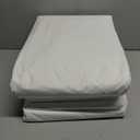 Vinyl Tablecloth with Flannel Backing-6 Pack White 60x102 Inch Outdoor Waterproof Rectangle 6 Foot Plastic Table Cloths Sheets-Wipeable Heavy Duty Oilcloth for Picnic Party Camping Dining