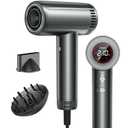 High-Speed Hair Dryer, 150000RPM Brushless Motor for Ultra-Fast Drying, 500M Ionic Negative Blow Dryer for Frizz Reduce, Low Noise Hair Blow Dryer with Magnetic Diffuser for Home Travel Salon