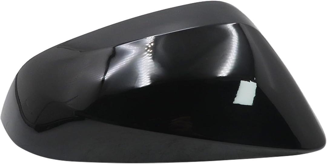 Right Passenger Side Mirror Cap Cover Compatible with Lexus NX200t NX300 NX300h RX350 RX350L 2015-2022 Glossy Black Side Door Rearview Mirror Cover Replaces 87915-0E060