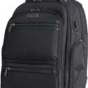 Kenneth Cole Reaction ProTec Travel Business Backpack 17" Laptop Computer TSA Checkpoint-Friendly Bookbag With USB Port, Black