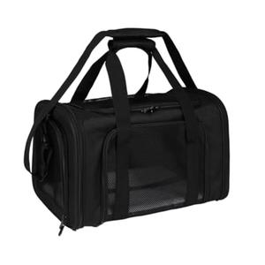 Top tasta Dog Cat Carrier Pet Carriers for Small Medium Large Cats Dogs Carrier Soft Sided Small Puppy Dog Carrier Portable Foldable Airline Approved Dog Cat Travel Carrier Black Medium