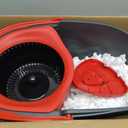 O-Cedar EasyWring Microfiber Spin Mop & Bucket Floor Cleaning System + 2 Extra Refills, Red/Gray