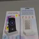 2 x Wavy LED  light & mirror Phone Holder