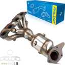 PHILTOP Front Exhaust Manifold Catalytic Converter Kit Compatible with Nissan 2013-2018 Altima 2.5L Sedan, 2014-2018 Rogue 2.5L Stainless Steel Catalytic Converter Replace# 16694(EPA Compliant)