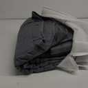 YnM 12lbs Weighted Blanket for Adults, Cotton Heavy Bed Throw Blanket with Cooling Glass Beads for All Season Use, Ideal for One Person of 110lbs (60x80 Inches, Queen Bed, Dark Grey)