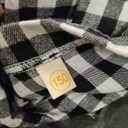 YOUNGER STAR Little Baby Girl Black and White Dress Buffalo Plaid Tutu Skirt Party Princess Formal Outfit Clothes (Size 150)