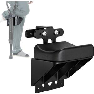 Crutch Knee Rest Pad, Adjustable Leg Support for Post-Op Knee Recovery, Injury Relief & Fracture Support, Comfort Knee Cushion for Crutches, Mobility Aid for Elderly & Disabled