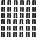 JSP Manufacturing 1" Diameter Post Wire Shelf Clips Shelving Split Sleeves Lock Metal Rack Locking Plastic Pick A Pack Wholesale Bulk 24 Pairs (48 Pack)