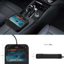 ENVYCLOUD Portable Car CD Player with USB/AUX Port,External CD Player Compatible with Car Radio Stereo, Laptop, TV, Computer,Universal for Vehicle with Adapter (Black)