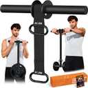 Forearm Strengthener and Wrist Roller, 43.3 inch Or 51.2 inch Ultra Strong Nylon Webbing, Forearm Exerciser with Quick Locking Mechanism, Ideal for Hand, Wrist and Forearm Strength Training