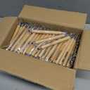 250 Pack Bamboo Pens Bulk with Touch Stylus Tip Wooden Bamboo Pens Engraving Wooden Ballpoint Pen Customizable Gift Pen Bulk