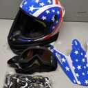 Youth Kids Dirt Bike Helmet for Boys & Girls,F001 Full Face Motorcycle Helmet for Off-Road ATV Street Riding Four Wheeler Mountain Bike with Goggles Gloves,DOT Approved